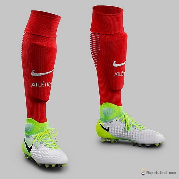 Calcetines Atlético de Madrid Replica Primera Ropa 2017/18 Rojo